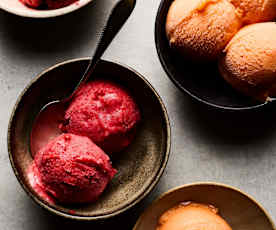Sorbet aux fruits