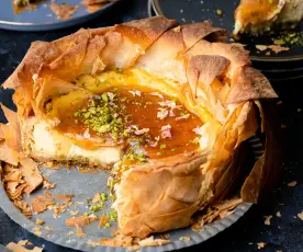 Cheesecake baklava