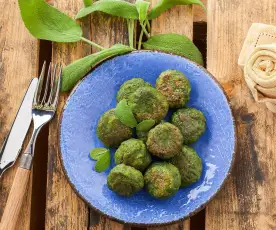 Polpettine di spinaci e ricotta