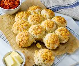 Käse-Hafer-Brötchen