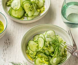 Gurkensalat mit Dill-Vinaigrette (TM5)
