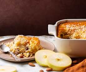 Rýžové casserole s jablky