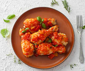 Pollo ai peperoni