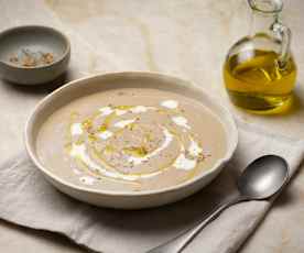 Crema de champiñones