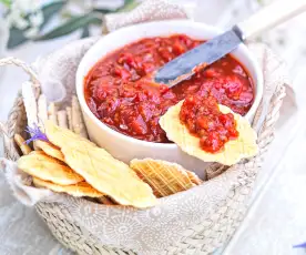 Chutney framboise et poivron