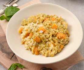 Risotto à la patate douce et au fromage de montagne