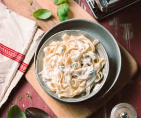 Fettuccine fraîches sauce gorgonzola