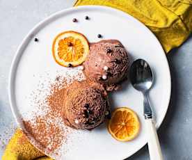 Glace au chocolat