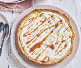 Tarta con crema de vainilla y salsa de caramelo TM6