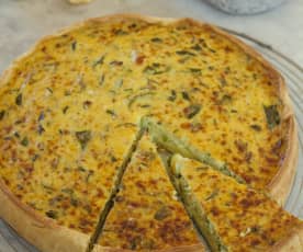 Quiche de zapallito italiano