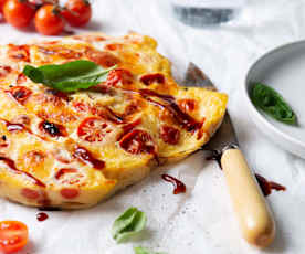 Omeletă Caprese