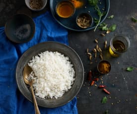 Cocción de arroz basmati TM6