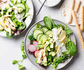 Avocado-Gurken-Salat