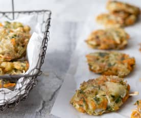 Frittierte indonesische Gemüsepuffer (vegan)