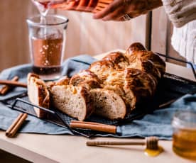 Brioche à la cannelle glacée