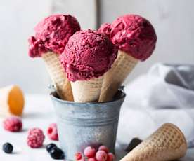 Glace aux fruits