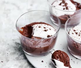 Crème au chocolat à la crème de coco