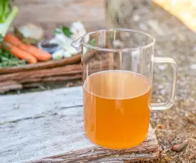 Caldo de legumes funcional