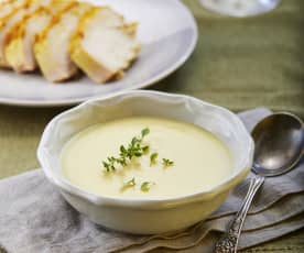 Turkey Breast with Creamy Potato Soup