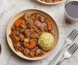 Beef, Ale and Dumpling Stew