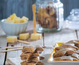 Biscotti salati con olive nere e semi di chia