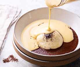 Canederli dolci, salsa alle prugne e zabaione (Bimby Friend)