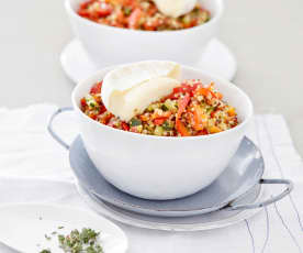 Salade de quinoa et tomme