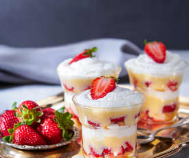 Trifle alle fragole