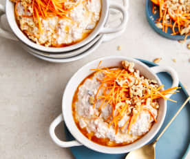 Carrot cake overnight oats (Diabetes)