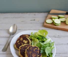 Hamburguesa de zucchini