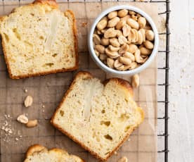 Cake au chou-fleur et aux cacahuètes