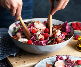 Radicchiosalat mit probiotischem Dressing