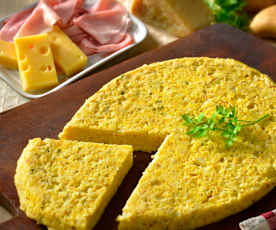 Frittata de pomme de terre vapeur