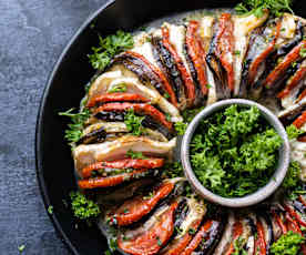 Pieczone warzywa z kozim serem i pesto (TM6)