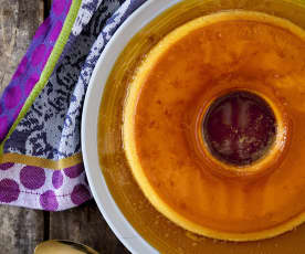 Flan de leche en varoma