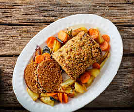 Polpettone in crumble fragrante