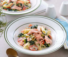 Creamy Penne Salmon