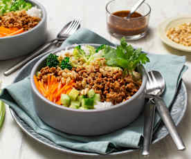 Hoisin pork bowl