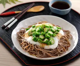 山藥秋葵蕎麥冷麵