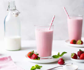 Batido de fresas