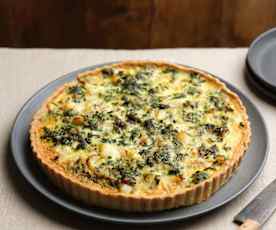 Smoked Haddock and Spinach Tart