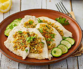 Petto di pollo e zucchine