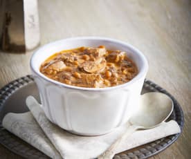 Lentil Mushroom Stroganoff