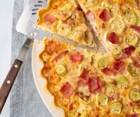 Quiche aux poireaux