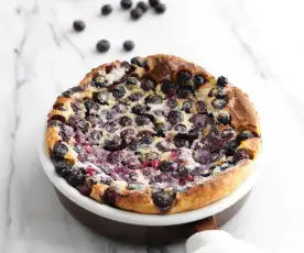 Clafoutis de mirtilos