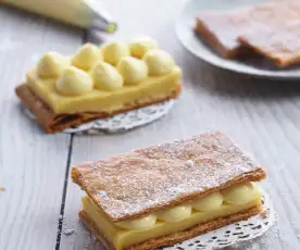 Mille-feuille pomme-safran