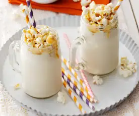 Milkshake au caramel salé