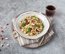 Insalata di broccoli con bacche di goji