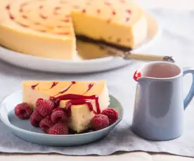 Cheesecake au chocolat blanc