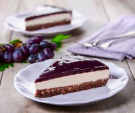 Cheesecake all'uva fragola